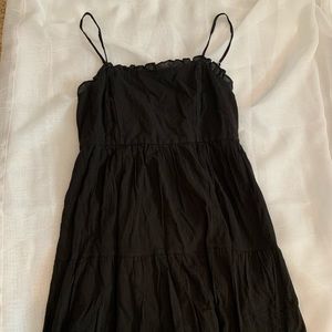 Wild Fable Sleeveless Tiered Dress Black